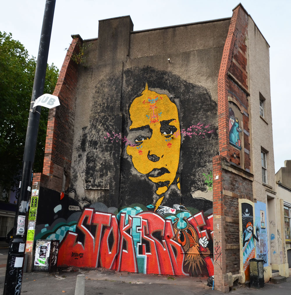 Stokes Croft area in Bristol