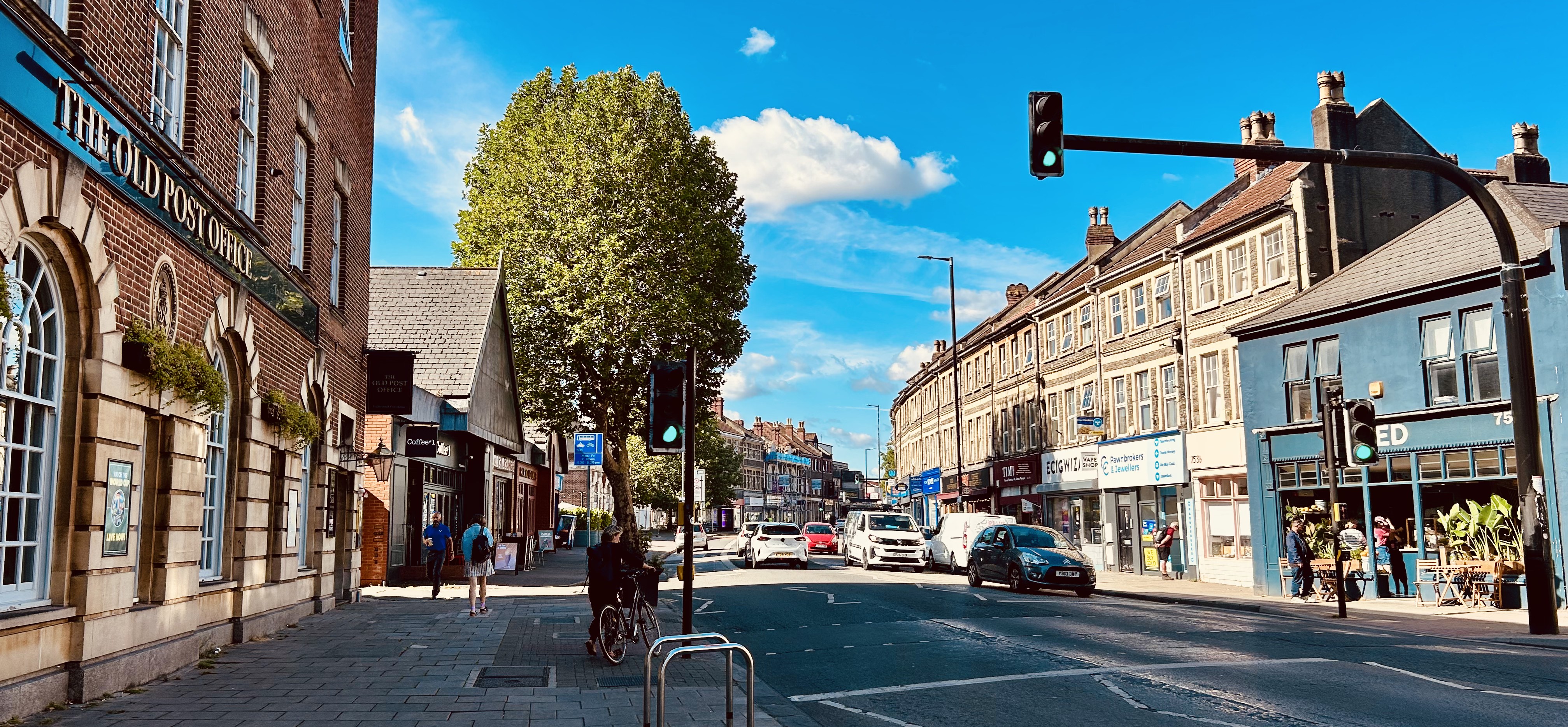 Fishponds area in Bristol