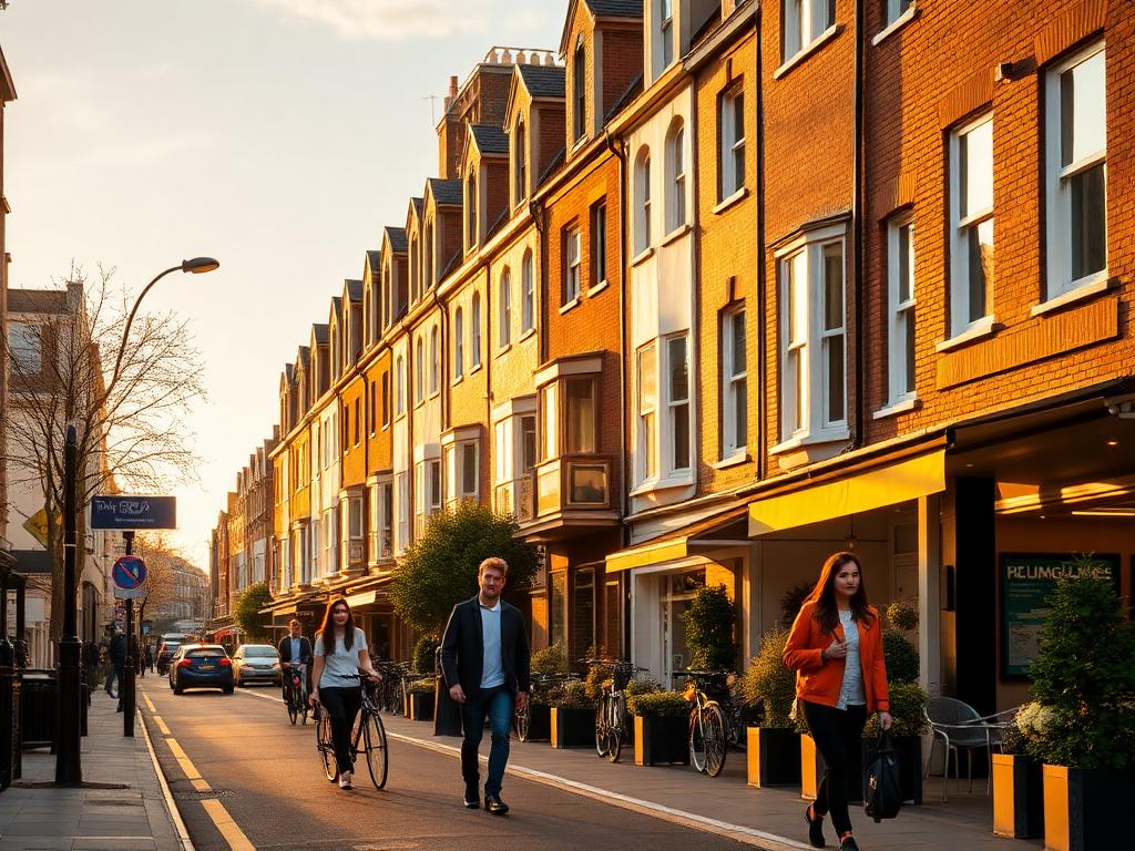 Waterside cafés and converted warehouses around Bristol Harbourside and Wapping Wharf