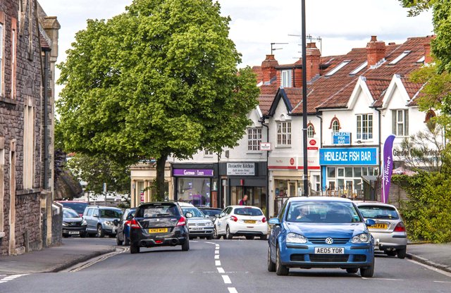 Henleaze area in Bristol