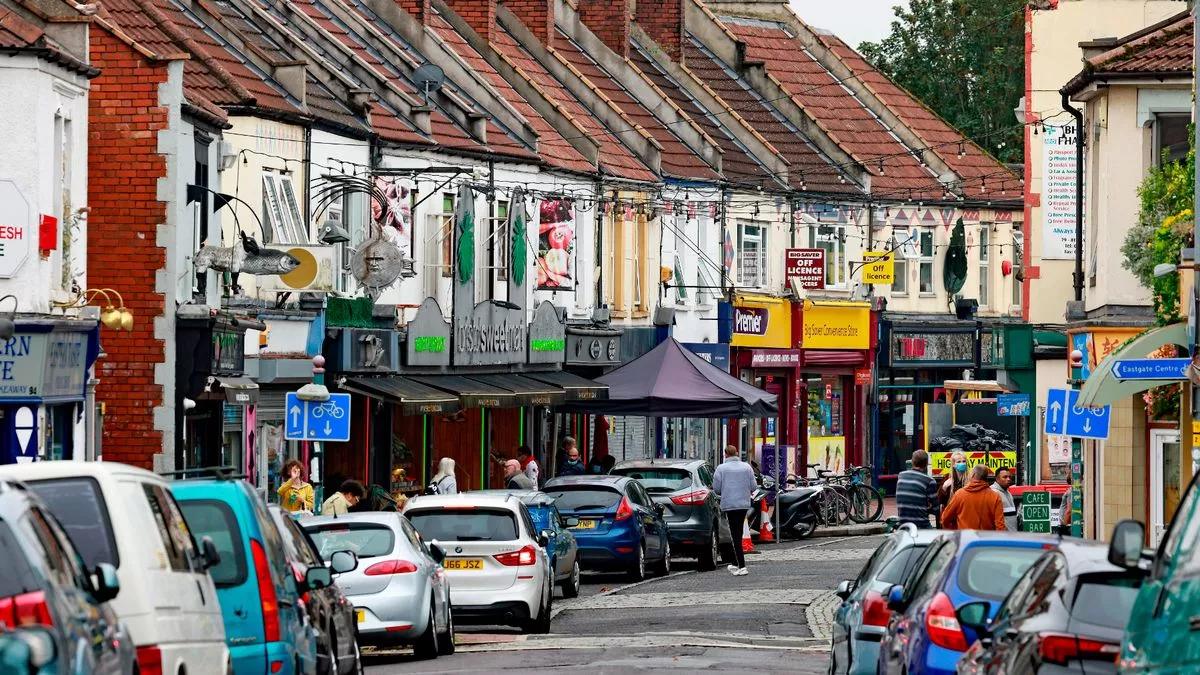 Easton & Greenbank area in Bristol